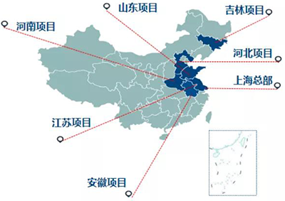 善能生態(tài)目前旗下有10余家全資及控股子公司，分布于全國(guó)8個(gè)省市