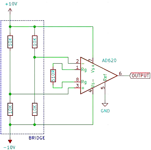 稱重傳感器信號調(diào)理電路